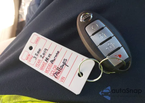 2019 Nissan Murano Sv z USA, uszkodzony, nr VIN 5N1AZ2MJ6KN152133